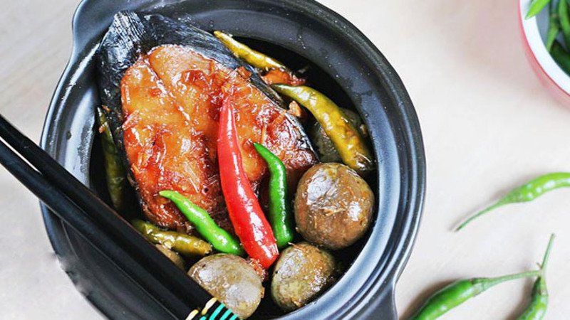 Cá thu nướng kho sấu