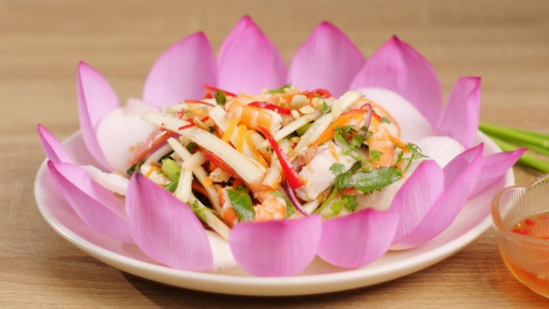 Gỏi ngó sen tôm