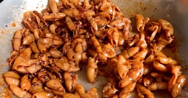 Mực khô rang me chua ngọt