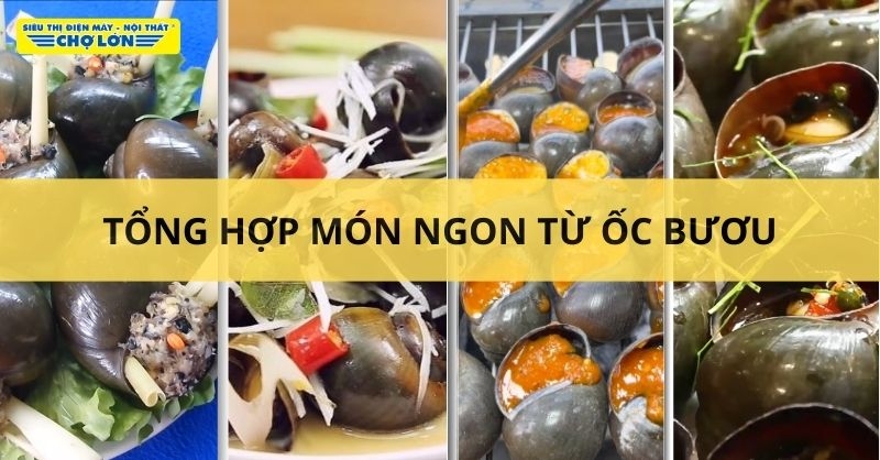 Các món ăn chế biến từ ốc bươu