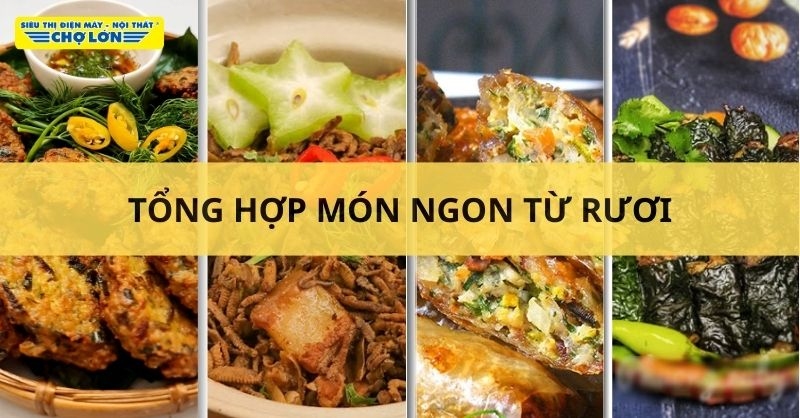 Các món ăn chế biến từ rươi