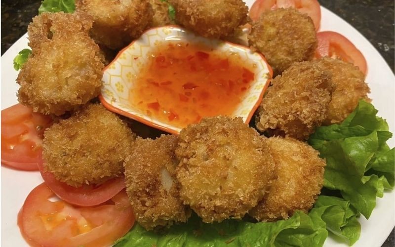 Sò điệp chiên giòn hấp dẫn