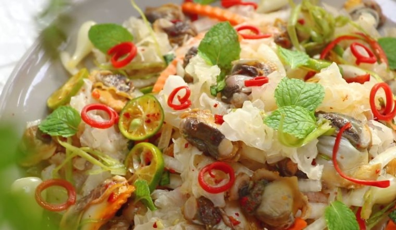 Gỏi sò lông chua ngọt