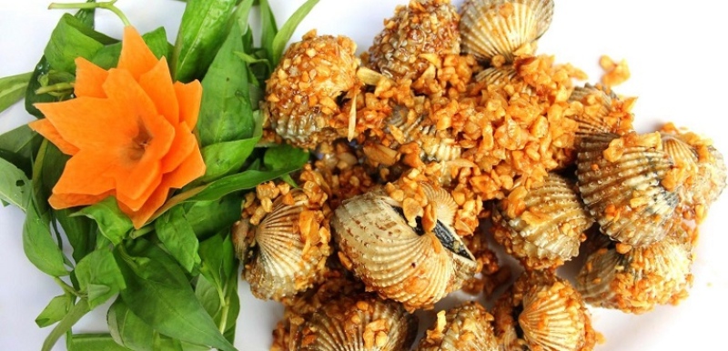 Sò lông xào tỏi