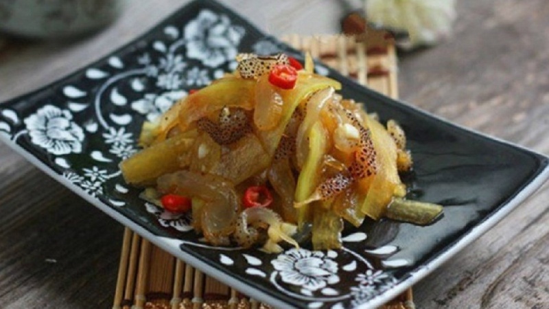 Nộm sứa dưa hấu mới mẻ, hấp dẫn