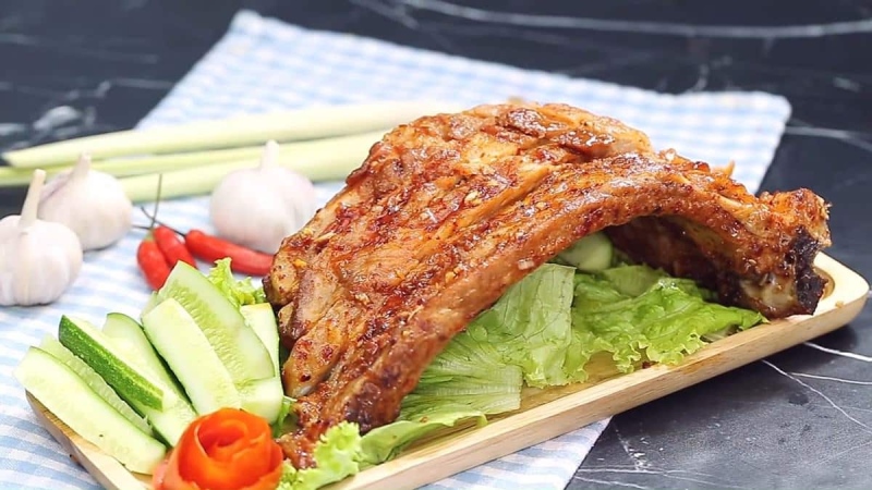 Sườn dê nướng Hawaii