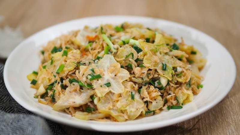 Tép khô rang khế