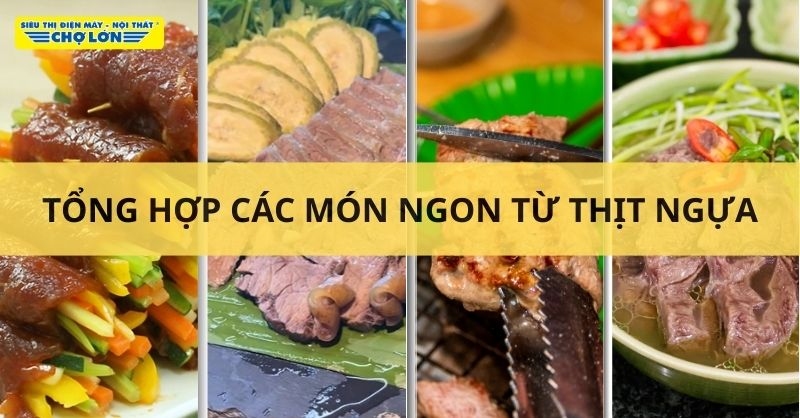 Các món ăn từ thịt ngựa