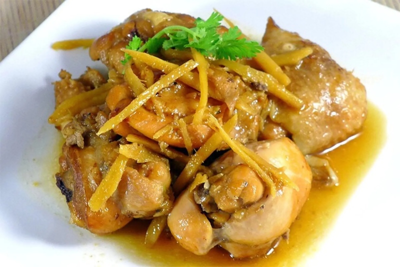 Vịt trời kho gừng