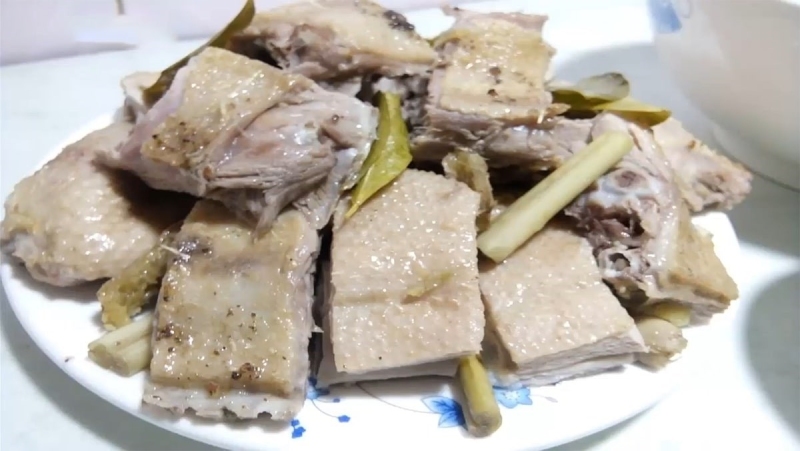 Vịt trời hấp sả