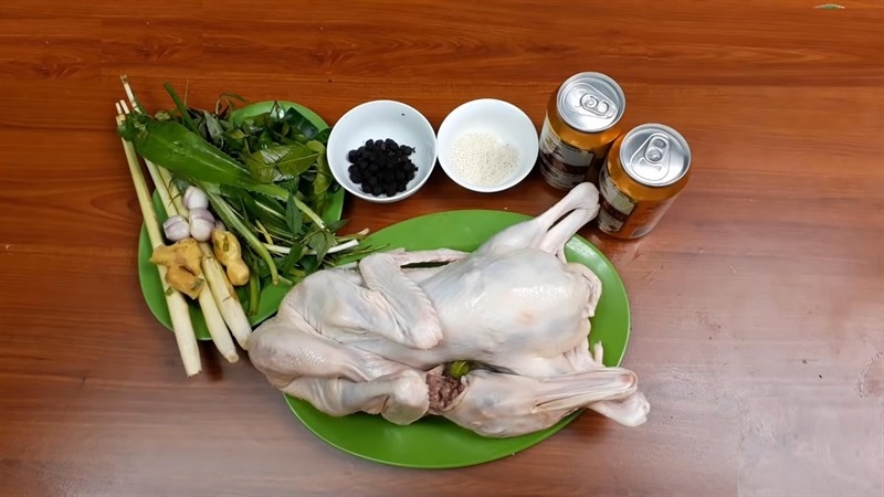 Vịt trời hấp bia