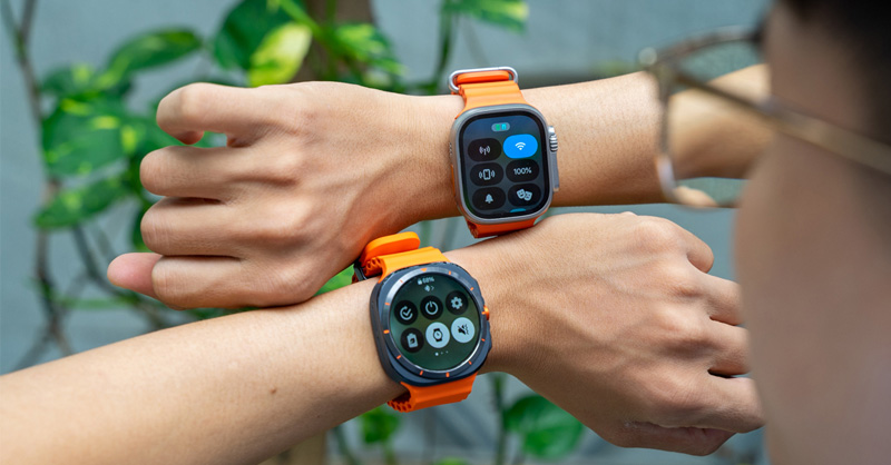 Apple Watch Ultra 2 và Galaxy Watch Ultra có độ bền ấn tượng