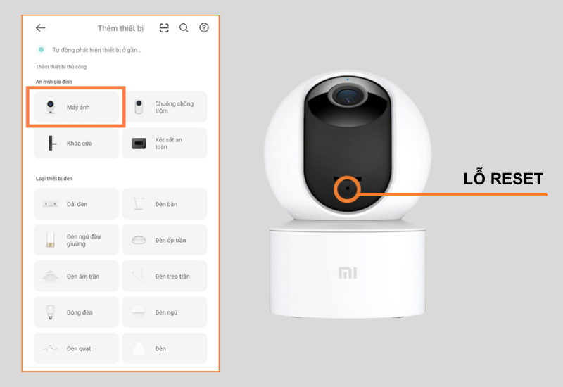 Kết nối với Camera Xiaomi C200