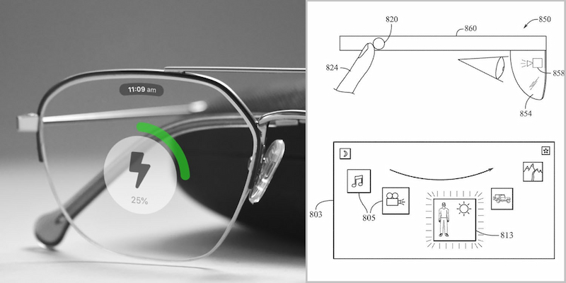 Kính Apple Glass có thể được trang bị Digital Crown