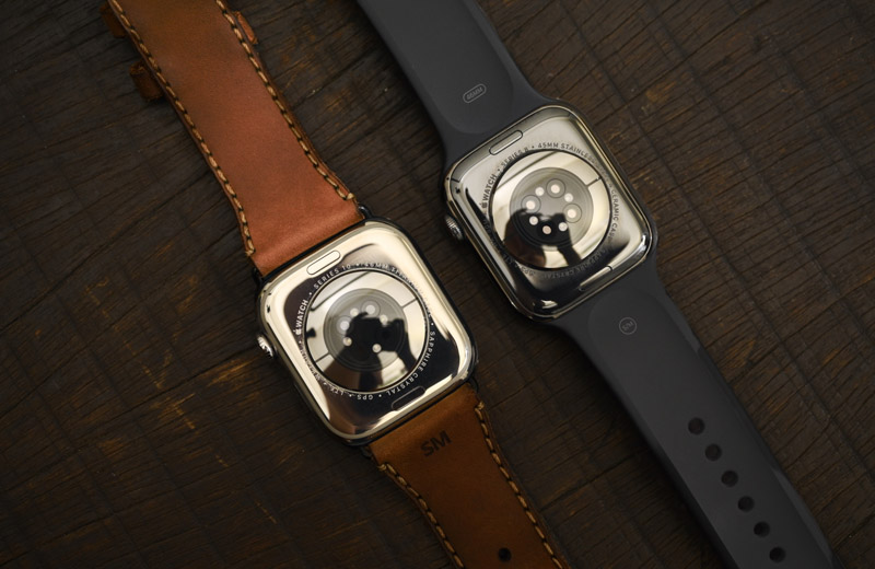 Apple Watch S8 và Apple Watch S10 có chế tác mặt lưng khác nhau