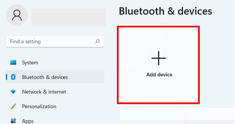 Nhấn vào mục Add device