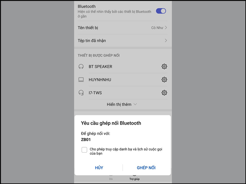 Kết nối tai nghe Bluetooth với điện thoại