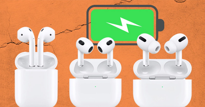 Tiến hành kiểm tra tình trạng pin của AirPods