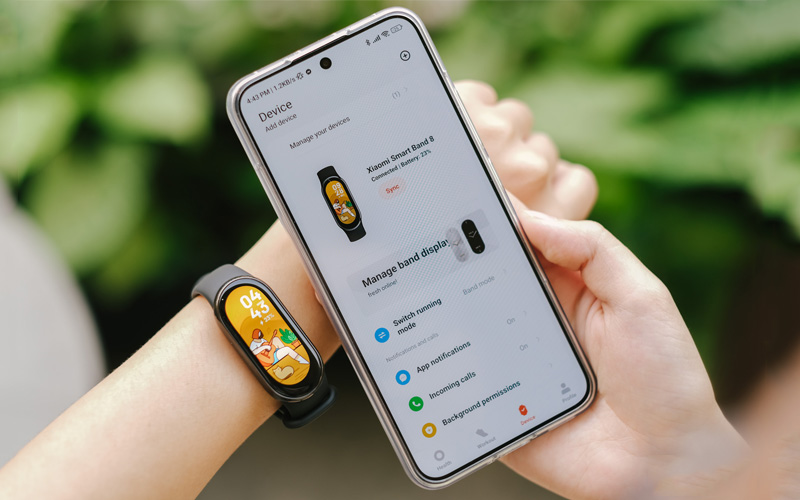 Xiaomi Band 8 được hỗ trợ trên các thiết bị chạy Android 6 trở lên