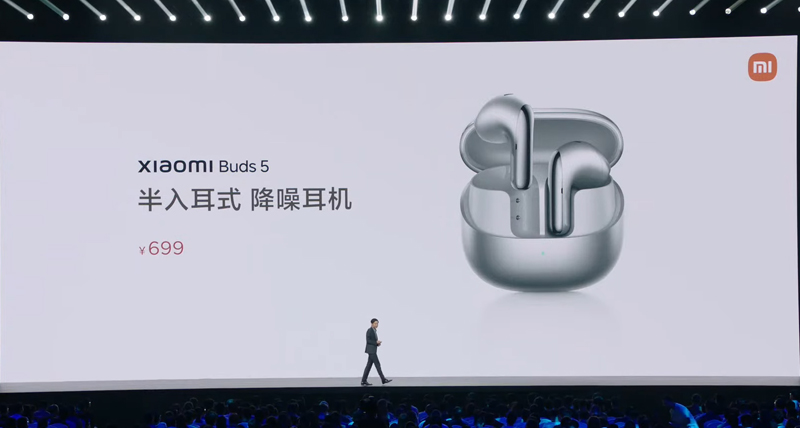 Xiaomi Buds 5 có giá khởi điểm 699 Nhân dân tệ 