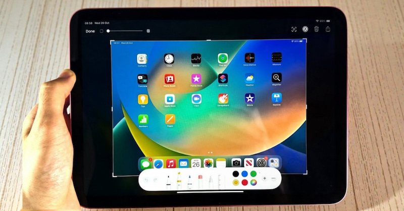 Cách chụp màn hình iPad