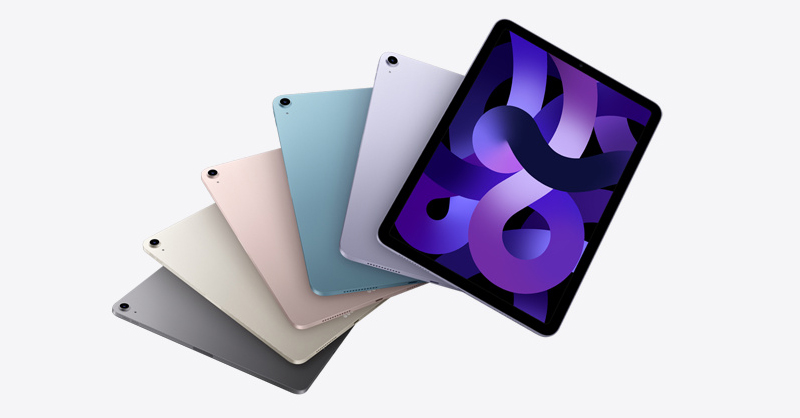 Các phiên bản màu sắc tươi sáng của iPad Air