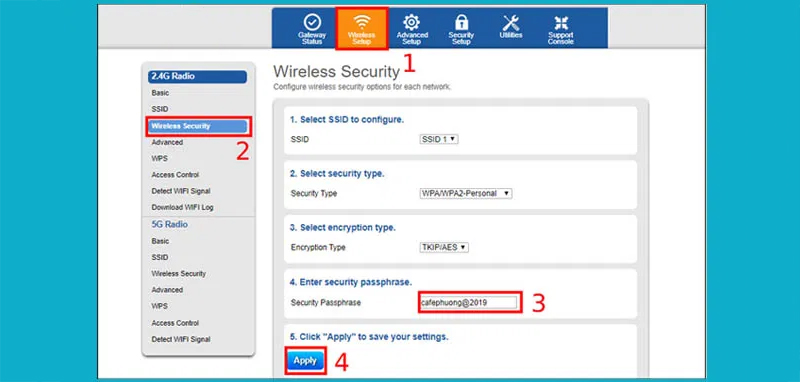 Nhiều người truy cập trái phép vào mạng WiFi sẽ ảnh hưởng đến tốc độ