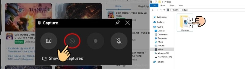 Hệ thống sẽ tự động lưu video của bạn trên Xbox Game Bar