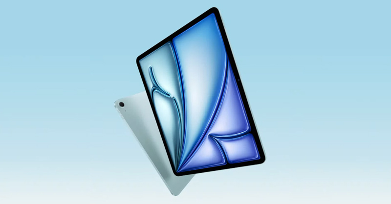 iPad Air 6 vẫn giữ nguyên các nét thiết kế quen thuộc của thế hệ tiền nhiệm