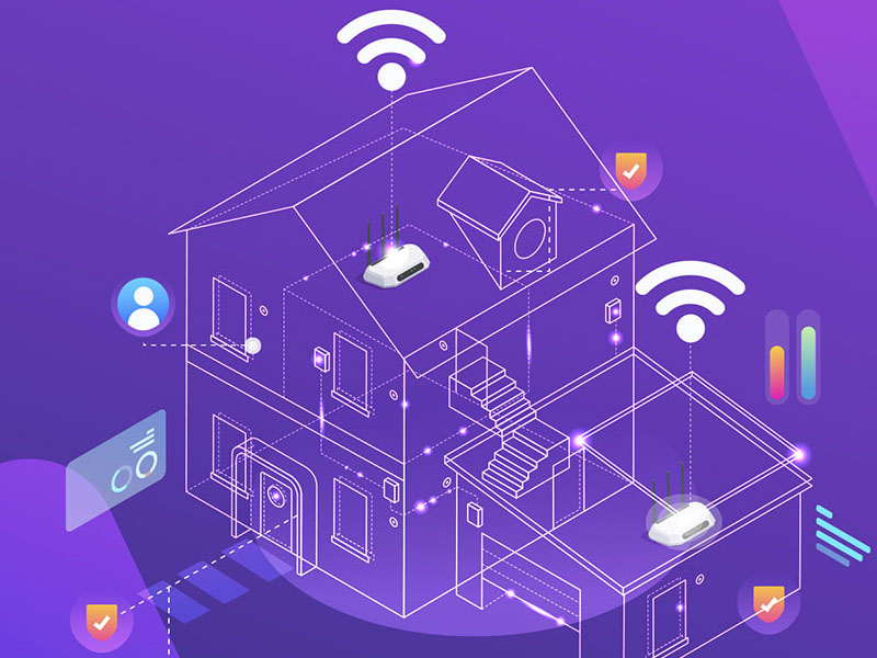 Tín hiệu WiFi có thể không đủ mạnh để phủ khắp các khu vực trong nhà