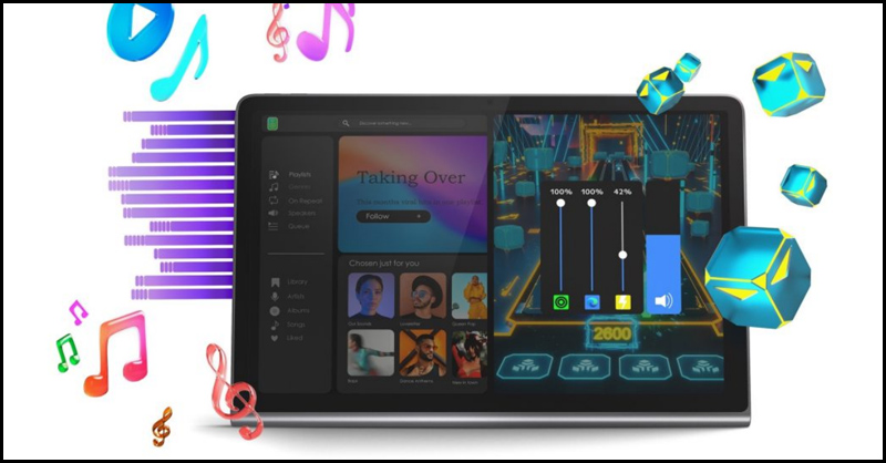 Lenovo Tab Plus mang đến trải nghiệm âm thanh đỉnh cao