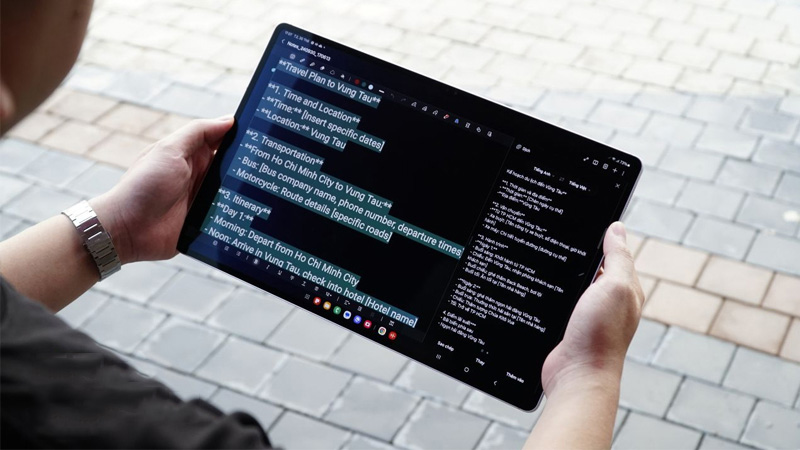 Galaxy Tab S10 Series giúp cho bản ghi chú trở nên trực quan hơn