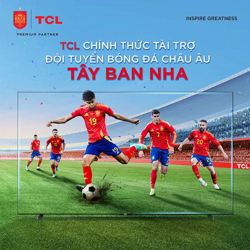 Việc TCL trở thành nhà tài trợ của đội tuyển Tây Ban Nha tại EURO 2024 đã thể hiện sự quan tâm và mong muốn đồng hành của thương hiệu cùng với môn thể thao đặc biệt này