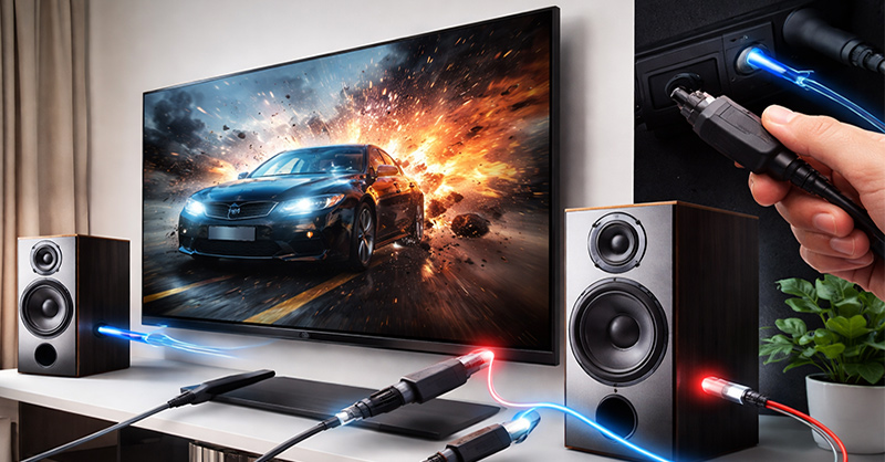 5 cách kết nối loa với tivi đơn giản, nhanh chóng