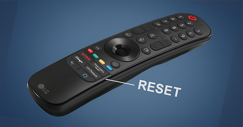 Reset điều khiển tivi LG