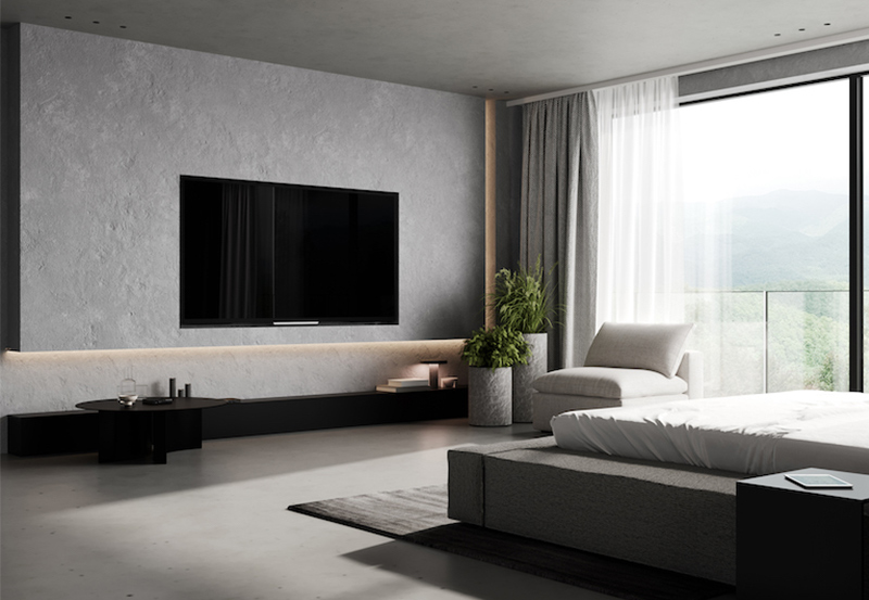 Kích thước màn hình tivi phù hợp với phòng ngủ