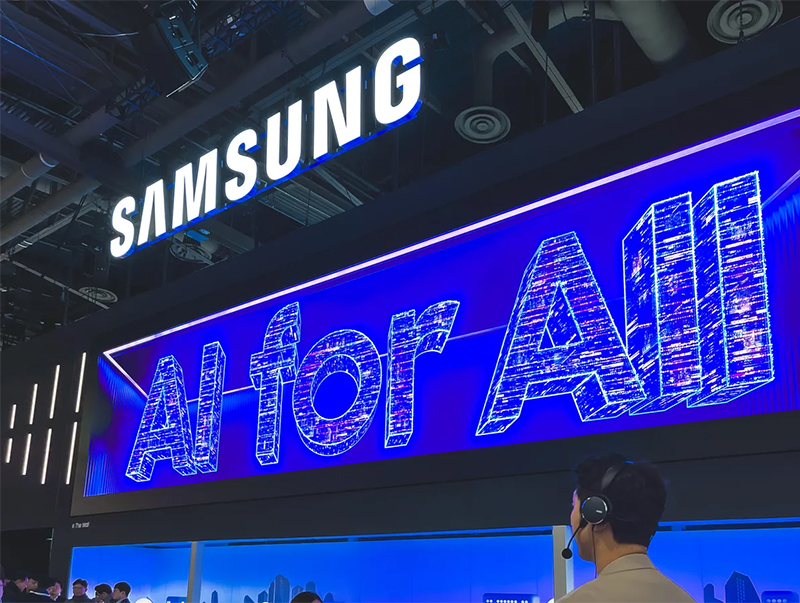 Samsung trình làng màn hình trong suốt tại sự kiện AI For All thuộc CES 2024