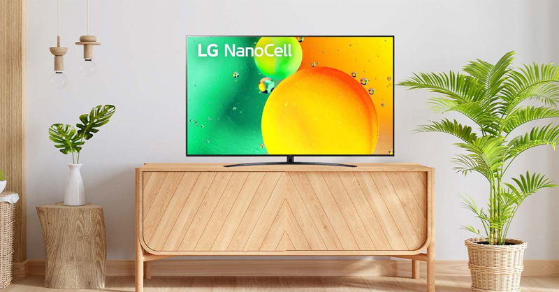 Smart NanoCell Tivi LG 50NANO76SQA có độ phân giải ấn tượng