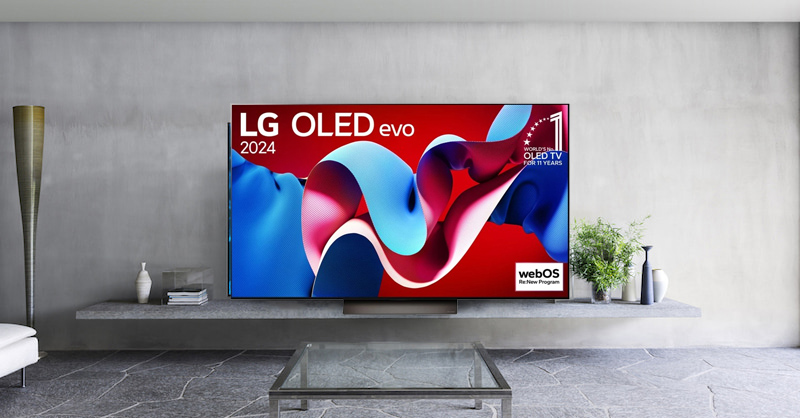 Smart Tivi LG OLED Evo 4K 55 Inch OLED55C4PSA vô cùng nổi bật trong mọi không gian