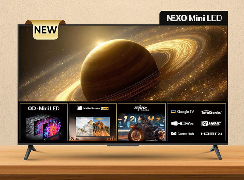 Tivi 55 inch QD-MiniLED 4K Coocaa 55V75