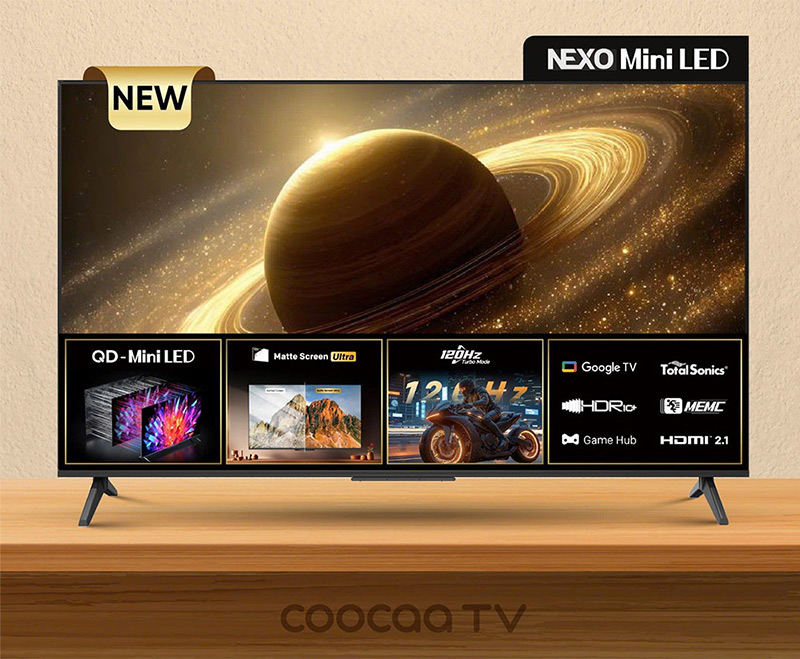 Tivi cao cấp QD-MiniLED 4K Coocaa 75 Inch 75V75