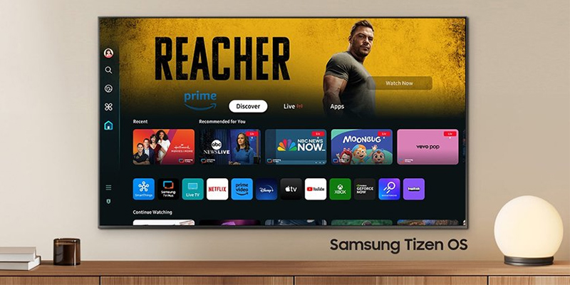 Tivi Samsung sử dụng hệ điều hành Tizen OS