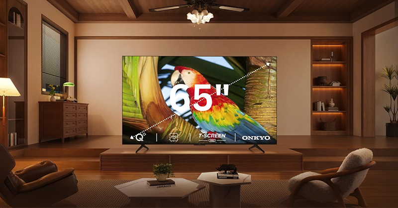 Top 5 tivi 65 inch giá tốt cho phòng khách hiện đại