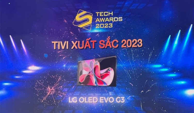 Dòng LG OLED evo G3 đạt giải thưởng tại Tech Awards 2023