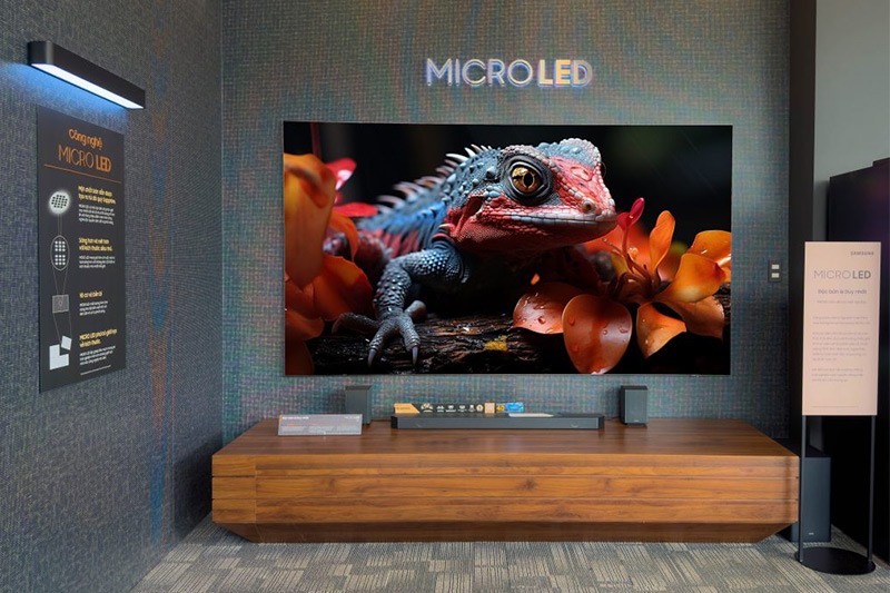 TV Micro LED Samsung 2024 được hãng trình làng tại CES 2024