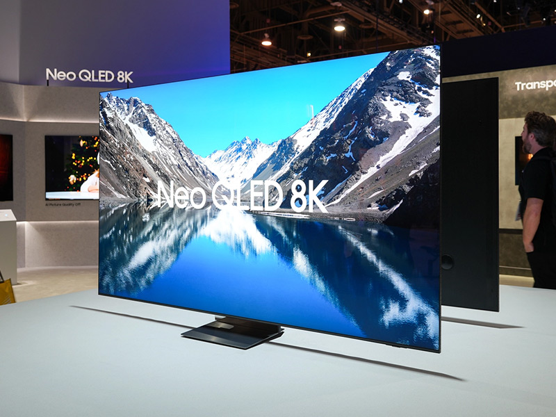 TV Neo QLED 8K của Samsung tại sự kiện CES 2024