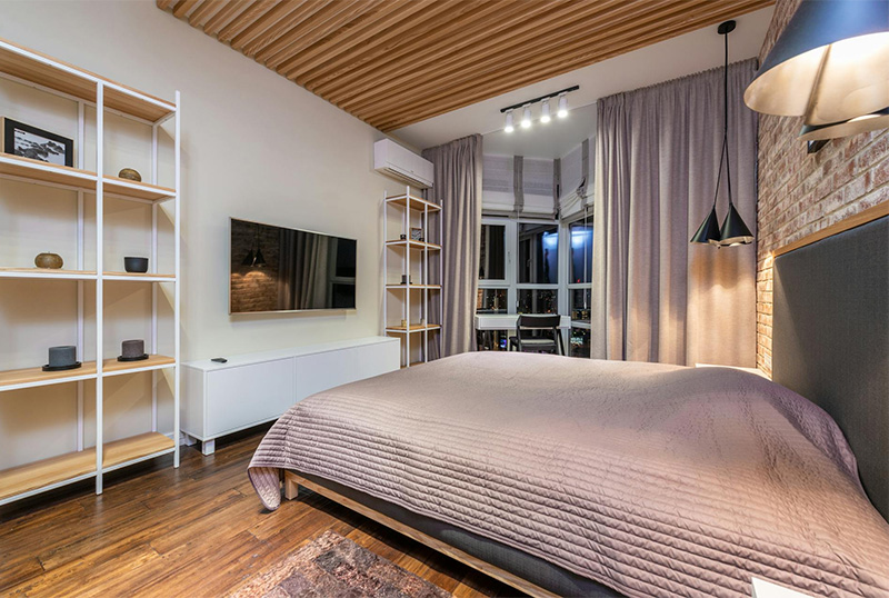 Ưu điểm khi đặt tivi trong phòng ngủ