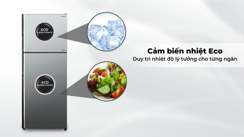 Cảm biến Eco duy trì nhiệt độ lý tưởng bên trong tủ lạnh