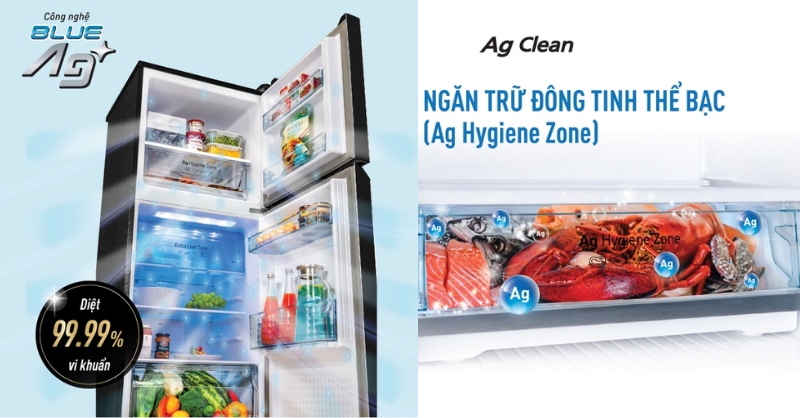 Công nghệ diệt khuẩn và khử mùi Blue Ag tiên tiến