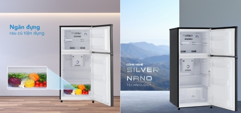 Hệ thống kháng khuẩn Silver Nano trên tủ lạnh Funiki HR T6159TDG